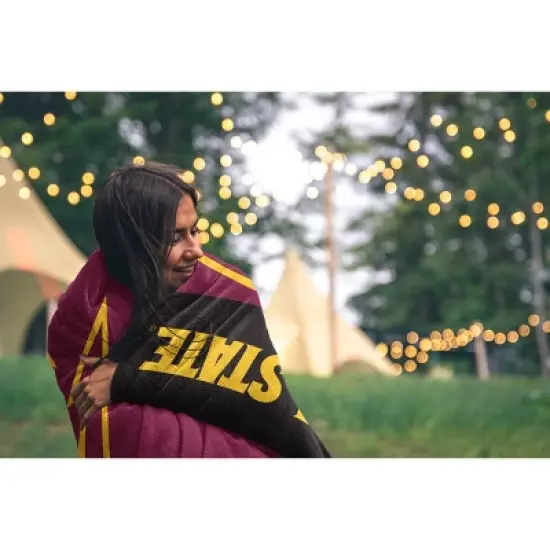 NCAA Arizona State Sun Devils Ultra Soft Tailgate Throw Blanket image {1}