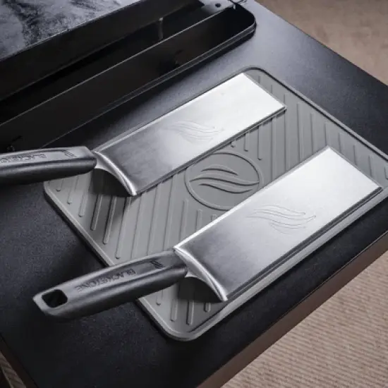 Blackstone 5550 2pc GE Long Spatula: Stainless Steel, Dishwasher-Safe, Heat-Resistant Handle, Outdoor Grill Tools image {1}