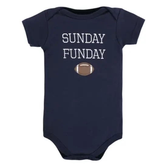 Hudson Baby Cotton Bodysuits, Sports Stripes image {2}