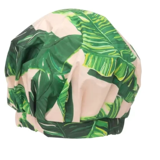 Kitsch Luxury Shower Cap - Palm Leaves image {2}