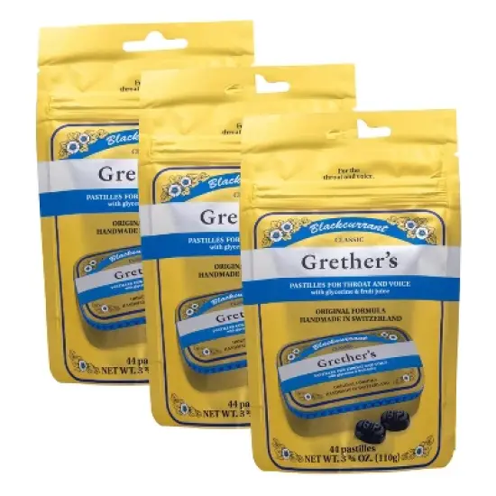 GRETHER'S Pastilles Classic Blackcurrant Natural Remedy Dry Mouth Relief - Soothing Throat & Healthy Voice - Long-Lasting Flavor, Gift for Singers image {6}