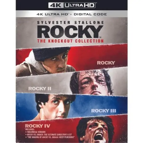 Rocky 4-Film I-IV Collection (4K/UHD + Digital) image {3}
