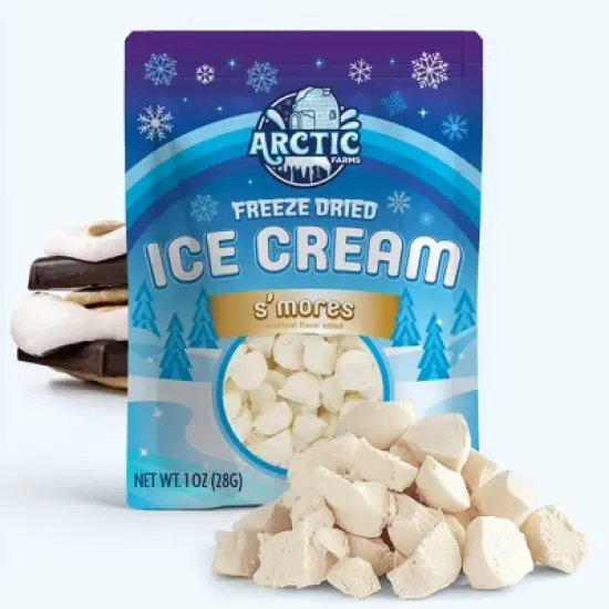 Arctic Farms Freeze Dried Ice Cream That Does Not Melt (Bits) (S'mores) image {6}