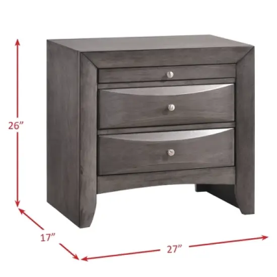Madison Nightstand Gray - Picket House Furnishings image {4}
