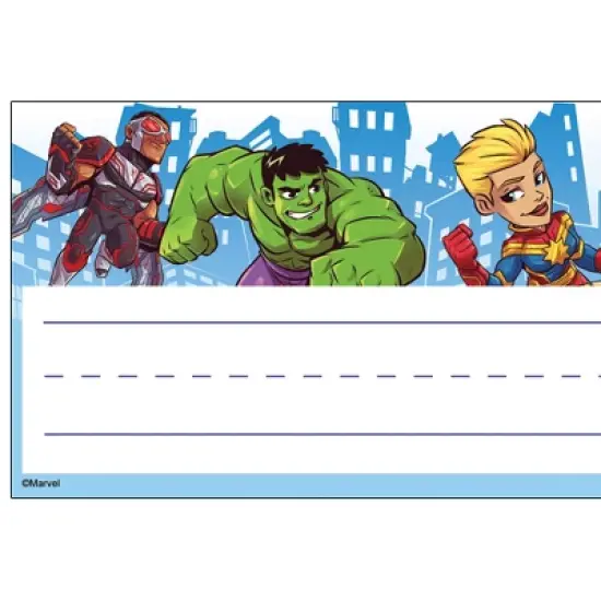 Eureka&reg; Marvel&trade; Super Hero Self-Adhesive Name Plates, Pack of 36 image {2}