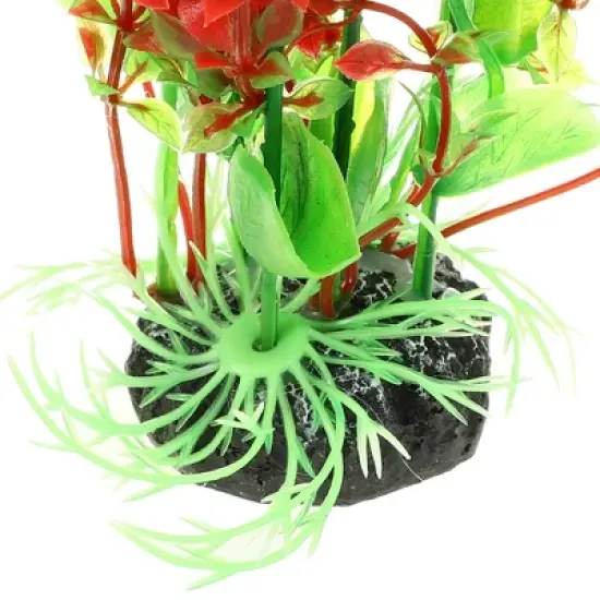 Unique Bargains Aquarium Plants Decorations Artificial Aquatic Plant Green 7.87" 1 Pcs image {4}