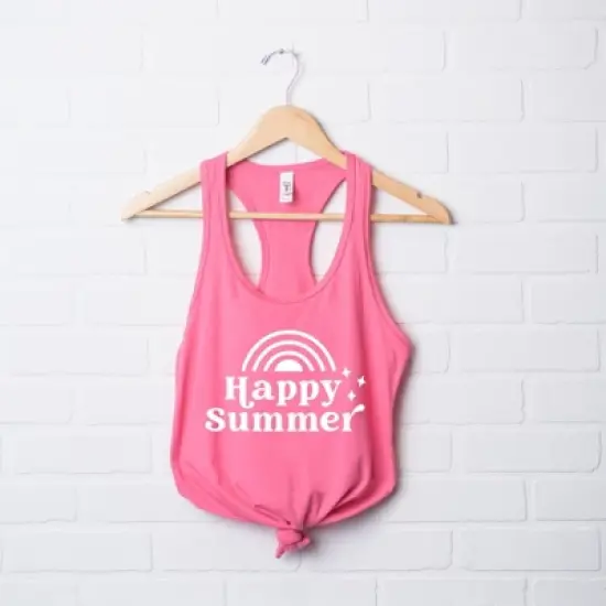 Simply Sage Market Women's Happy Summer Racerback Tank image {2}