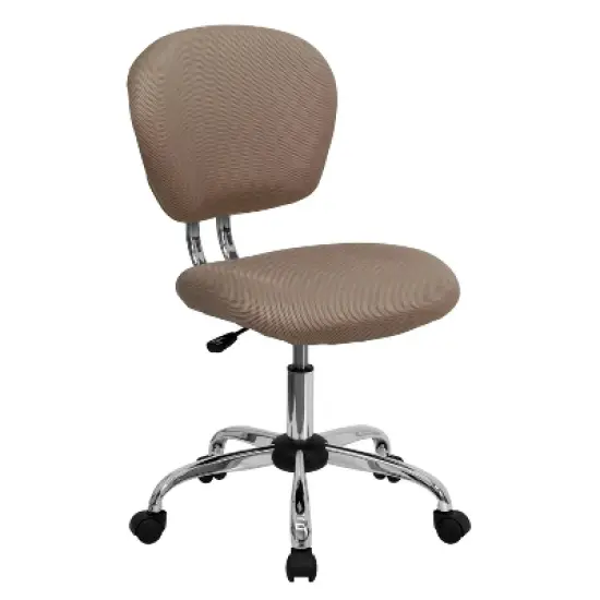 Mid Back Mesh Padded Swivel Task Office Chair - Flash Furniture image {9}