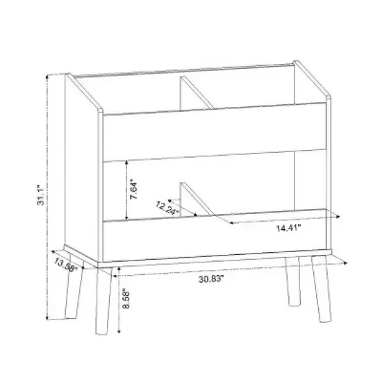 Modern Two Shelf Toy Kids' Bin White - Pillowfort&trade; image {6}