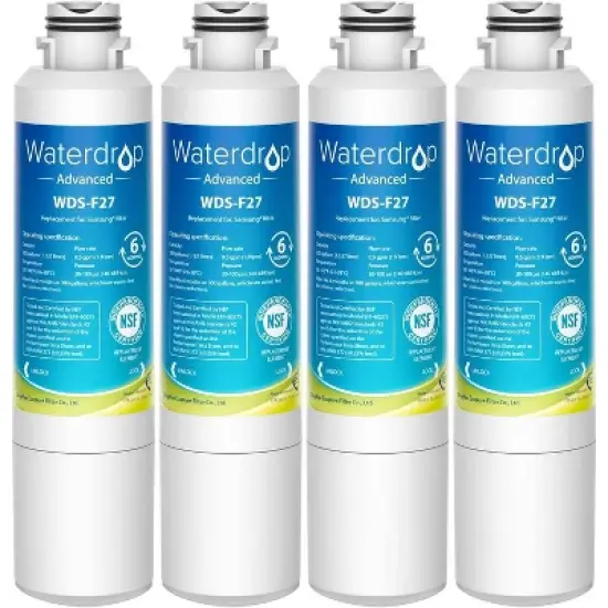 Waterdrop 4pk Replacement for Samsung Water Filter HAF-CIN/EXP DA29-00020B NSF 53 Certified image {9}