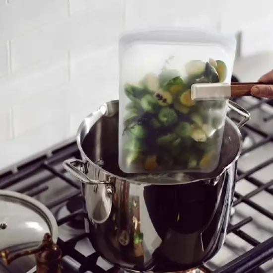 Stasher Reusable Food Storage Half Gallon Bag - Mystery Color image {6}