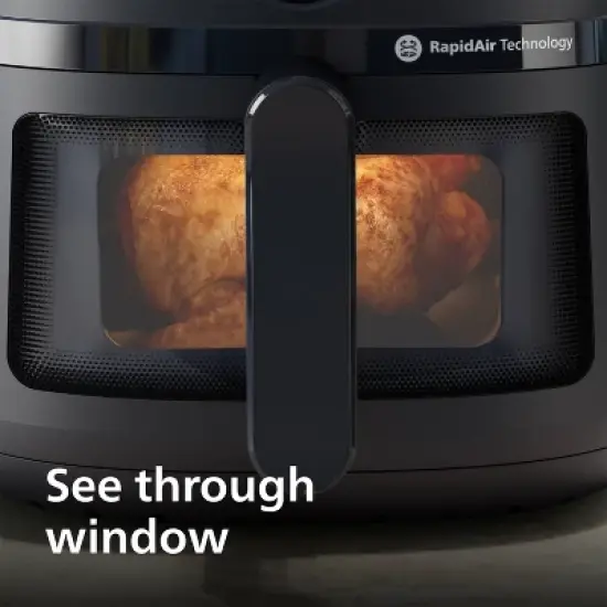 Philips 2000 Series 6.5qt Air Fryer Black image {4}