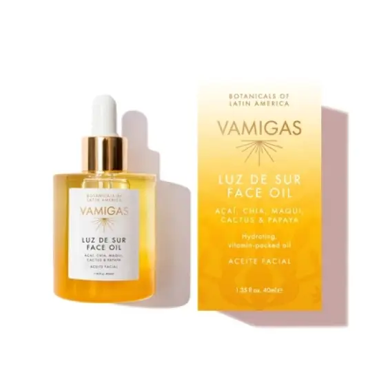 Vamigas &nbsp;Luz De Sur Maqui, Chia, Cactus/Nopal & A&ccedil;a&iacute; Face Oil - 1.35 fl oz image {1}