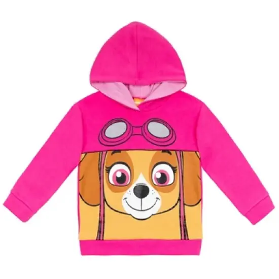 Paw Patrol Skye Girls Fleece Pullover Hoodie Little Kid image {6}