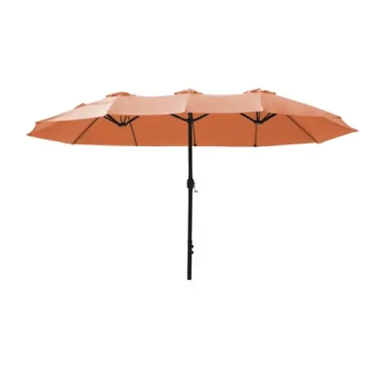 YARDSIGHT 12.5x6.7FT Large Rectangular  Outdoor Market Umbrella  without Base &ndash;Sturdy Frame & UV-Resistant Canopy for Garden, Deck, Pool, and Backyard image {10}