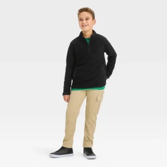 Boys' Fleece Mock Neck Zip-Up Sweatshirt - Cat & Jack&trade; image {2}