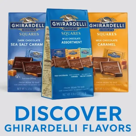 Ghirardelli Milk Chocolate Candy SQUARES Assortment - 4.8oz image {2}