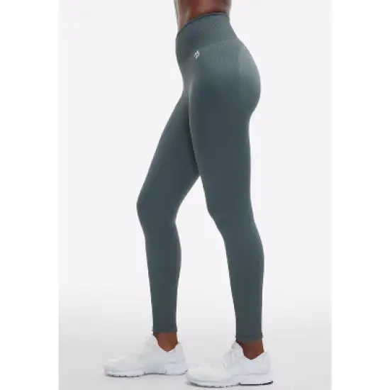 Peloton Women's Seamless High Rise Legging, Urban Green image {1}