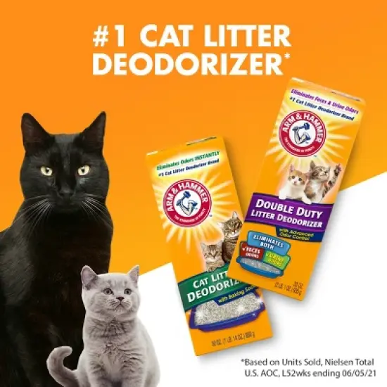 Arm & Hammer Odor Control Cat Litter Deodorizer Double Duty - 30oz image {2}