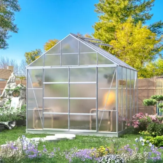 EROMMY 10' W x 10' D Hobby Greenhouse image {2}