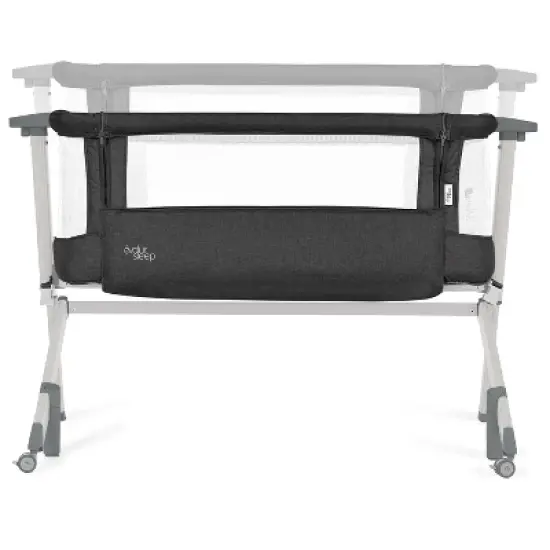 Evolur Stellar Bassinet and Bedside Sleeper - Black image {5}