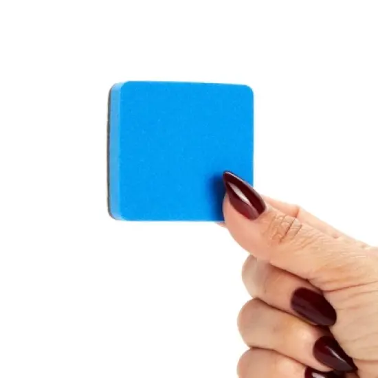 Juvale 24 Pack Magnetic Mini Dry Erase Erasers for Classroom, Whiteboard 4 Colors, 1.96 x .74 In image {3}