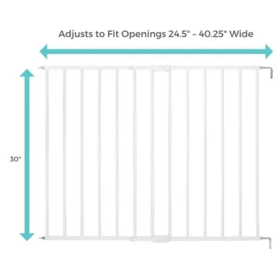 Toddleroo by North States Essential Stairway Gate - White image {6}