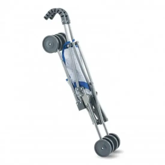 Corolle Umbrella Doll Stroller - Blue - Inspired by Stroller for Real Babies image {2}