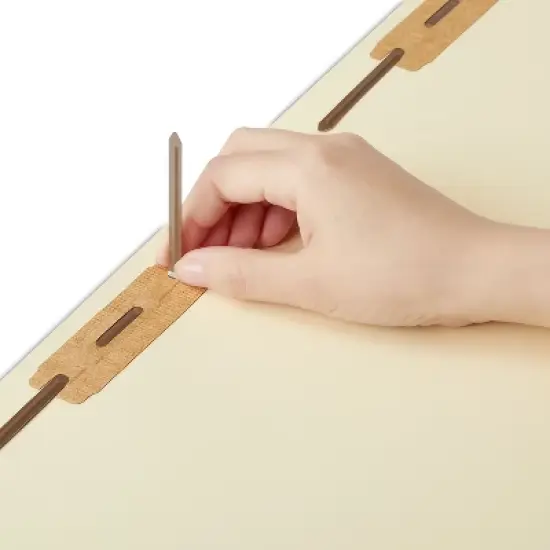 MyOfficeInnovations Manila End-Tab Fastener Folders with Reinforced Tabs Letter Size 50/BX 807785 image {4}