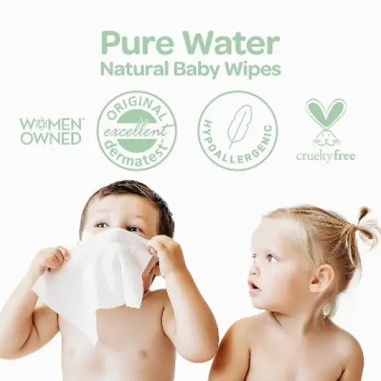 Parasol Clear+Pure Natural Baby Wipes - 30ct image {2}