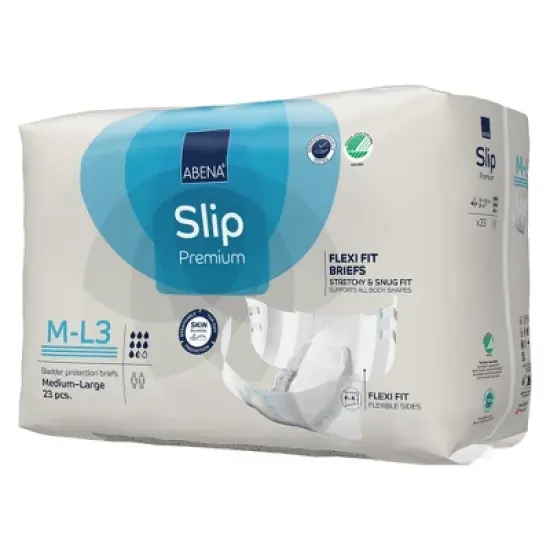 Abena Slip Flexi Fit Adult Incontinence Brief M Heavy Absorbency Breathable, 1000020861, 23 Ct image {3}