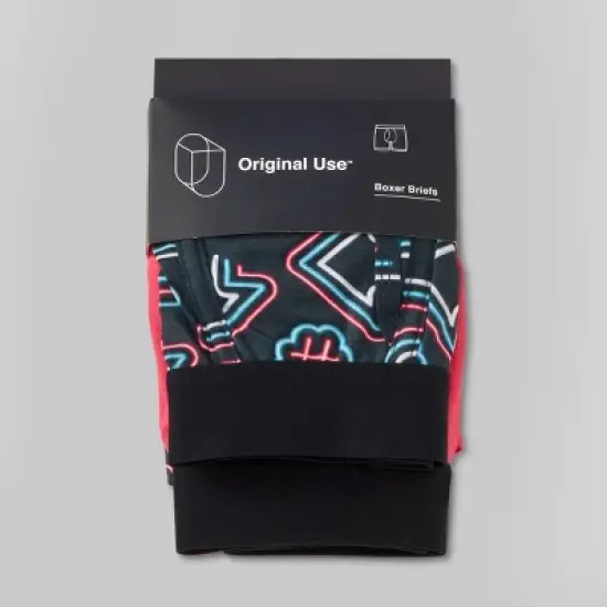 Men's Neon Signs Boxer Briefs 2pk - Original Use&trade; Pink image {1}