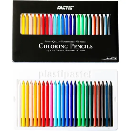 Factis Crayon Set, Assorted Colors, Set of 24 image {3}