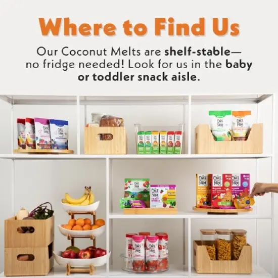 Once Upon a Farm Coconut Melts Mango Baby Snacks - 1oz image {9}