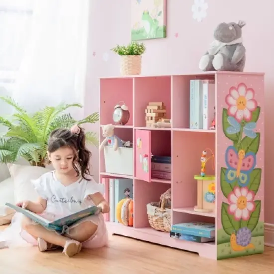 Magic Garden Adjustable Cube Bookshelf Pink - Fantasy Fields by Teamson Kids image {1}