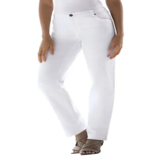 Jessica London Women&rsquo;s Plus Size Tall True Fit Straight Leg Jeans image {1}