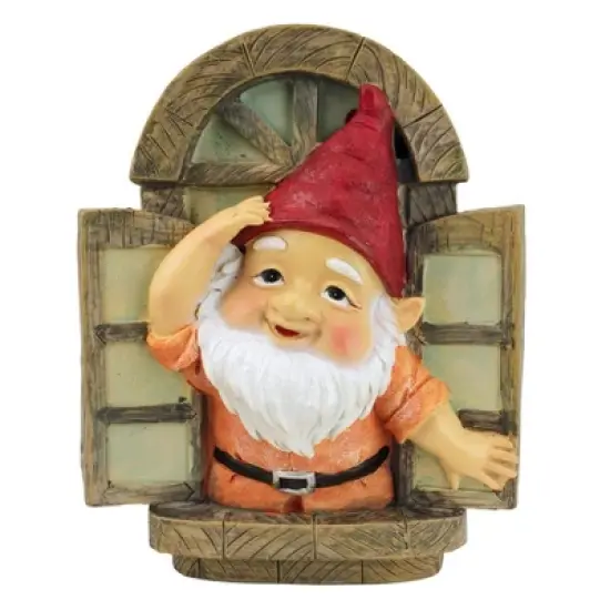 Design Toscano The Knothole Gnomes Garden Welcome Tree Sculpture image {2}