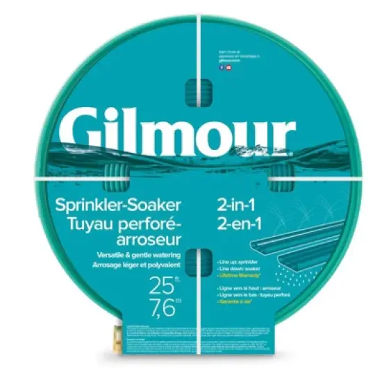 Gilmour 3/8 in. D X 25 ft. L Sprinkler/Soaker Hose image {1}