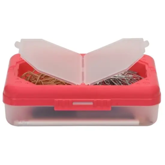 C-Line&reg; Storage Box, 3 Compartments, Assorted Colors, Pack of 3 image {2}