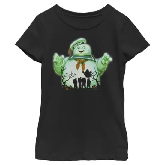 Girl's Ghostbusters Halloween Stay Puft Marshmallow Man T-Shirt image {4}