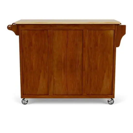 Create - A - Cart Kitchen Cart with Natural Top Cherry - Homestyles image {5}