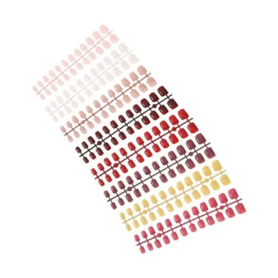 Unique Bargains Women's Beautiful Fake Nails Assorted Color 240-pieces Per Set image {5}