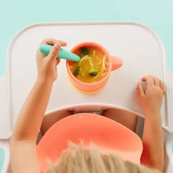 morepeas Silicone Baby Snack Cup - Melon image {5}