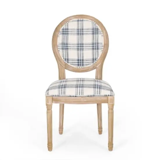 Set of 4 Phinnaeus French Country Fabric Dining Chairs - Christopher Knight Home image {2}