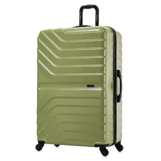 InUSA Aurum Lightweight Hardside Extra Large Spinner Luggage - Green image {1}