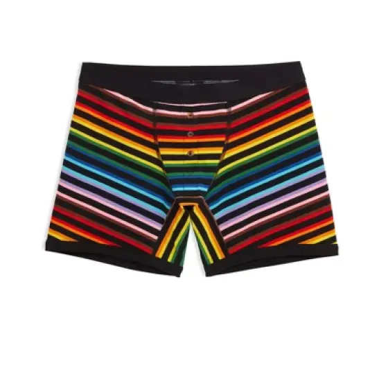 TomboyX 6" Fly Boxer Briefs Underwear, Cotton Stretch Comfortable Boy Shorts image {10}