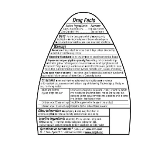 Orajel Toothache Rinse Liquid - 16 fl oz image {9}