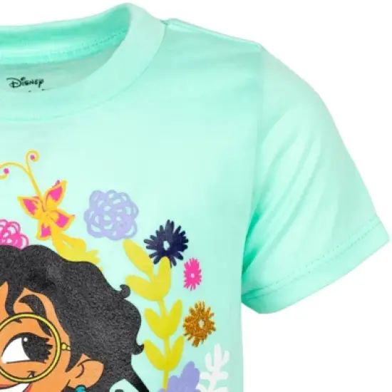Disney Encanto Mirabel Luisa Isabella Girls T-Shirt and Shorts Outfit Set Toddler to Big Kid  image {8}