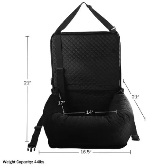 PETMAKER Dog Car Seat for Pets up to 44lbs image {5}
