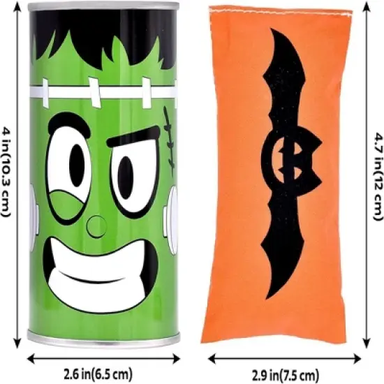 Joyfy Halloween Party Favors 13 Pcs Halloween Carnival Can Bean Bag Toss Game Set Outdoor Lawn Yard Holiday Birthday Kids Adults Family Party Games image {3}